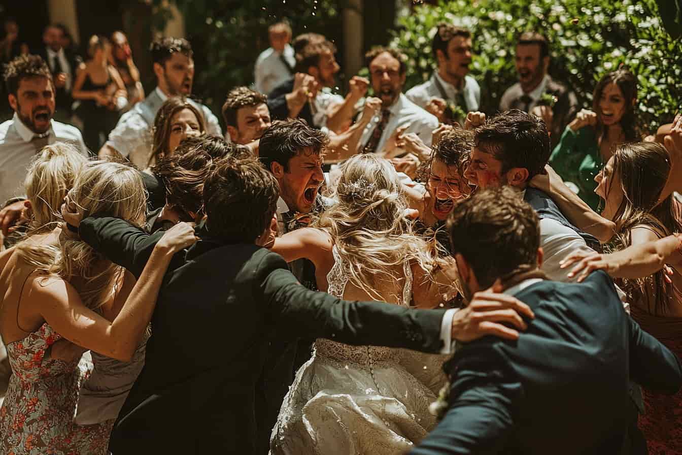 Nozze e girasoli, pugni e denunce: il matrimonio da incubo ad Anagni