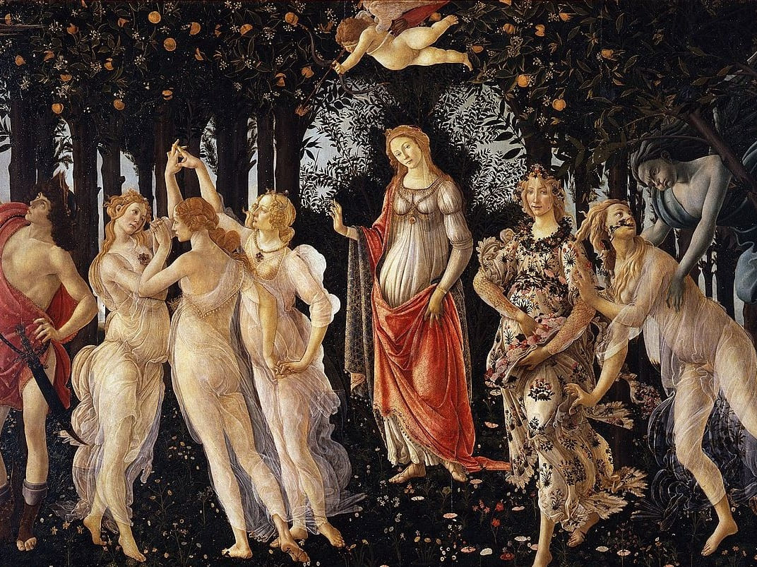 La Primavera di Sandro Botticelli, esordio in streaming