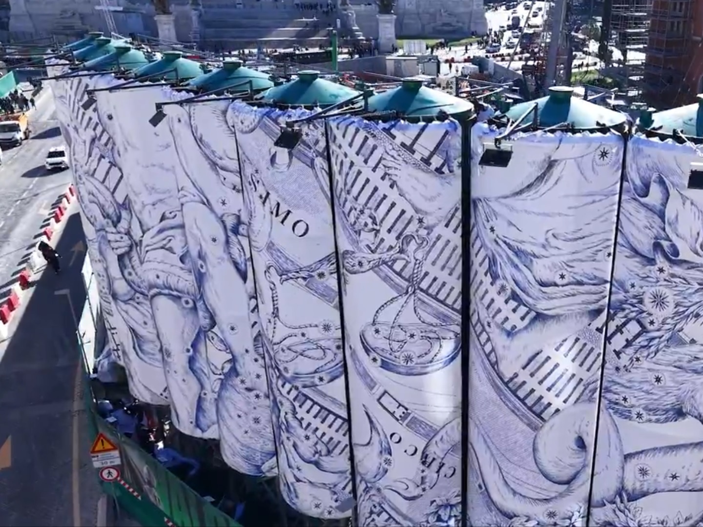 Roma, i cantieri della Linea C della metropolitana diventano esposizioni a cielo aperto di Arte Contemporanea