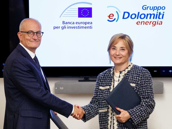 BEI finanzia il Piano Strategico di Gruppo Dolomiti Energia
