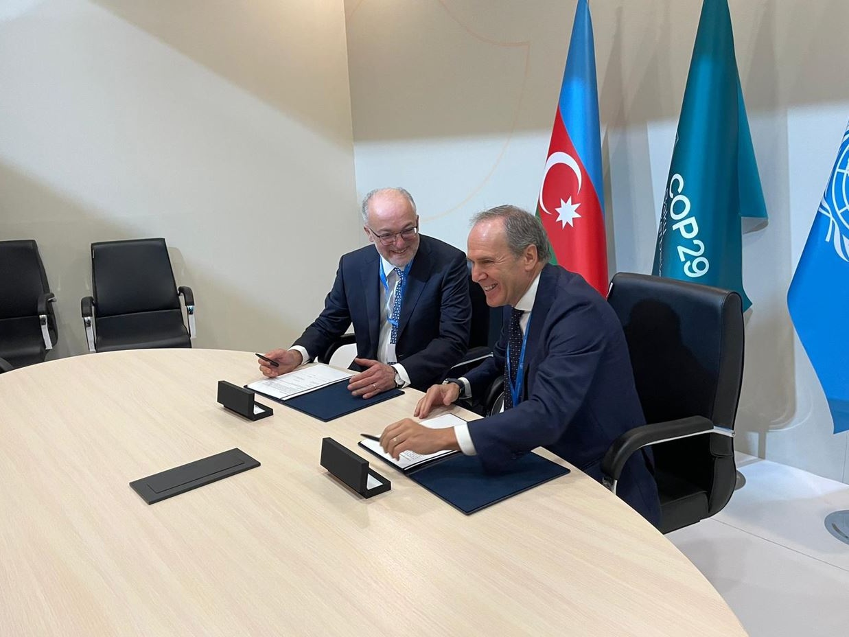 COP29: Italgas e SOCAR siglano un Cooperation Agreement per il settore della distribuzione del gas