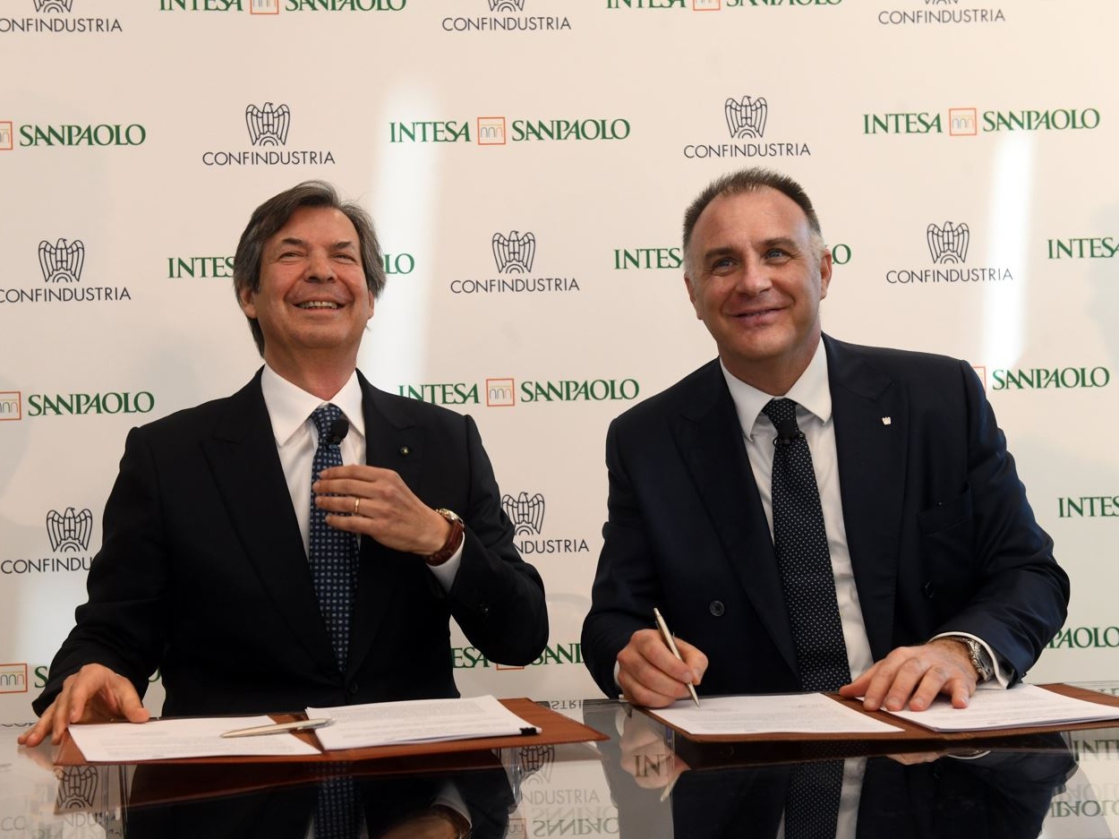 Intesa Sanpaolo e Confindustria: accordo quadriennale da 200 miliardi per il futuro delle imprese italiane