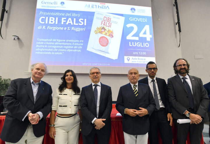 “Cibi Falsi”, il grido d’allarme di Fargione e Ruggeri. Lucchini: “Serve un’alleanza tra scienza, salute e informazione”