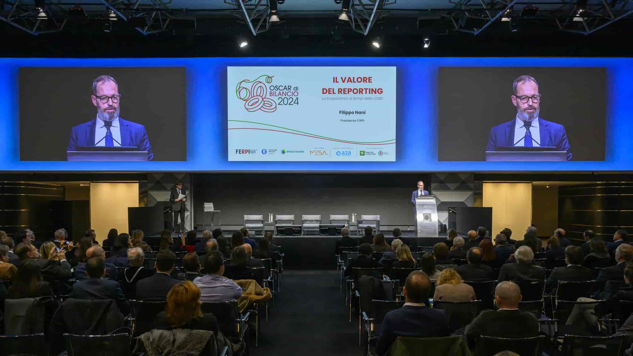 Conclusa la Cerimonia di Premiazione del 60° Oscar di Bilancio FERPI. Tutti i Premiati