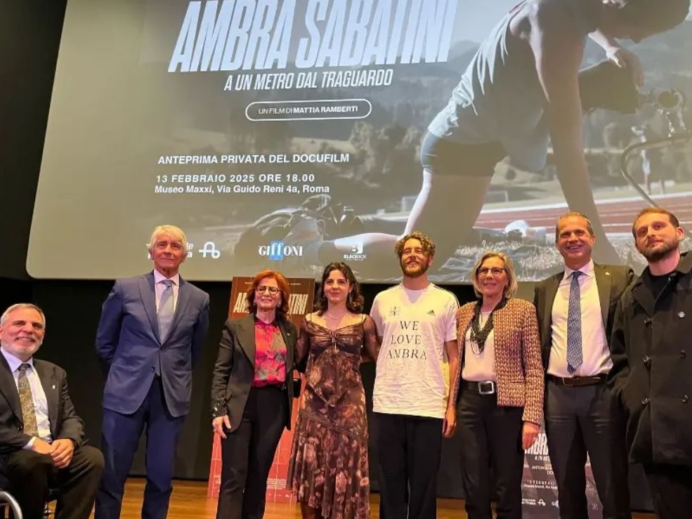 ASPI: presentato il docufilm Ambra Sabatini a un metro dal traguardo