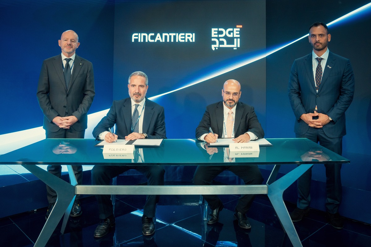 Il Gruppo EDGE e Fincantieri svilupperanno insieme soluzioni subacquee