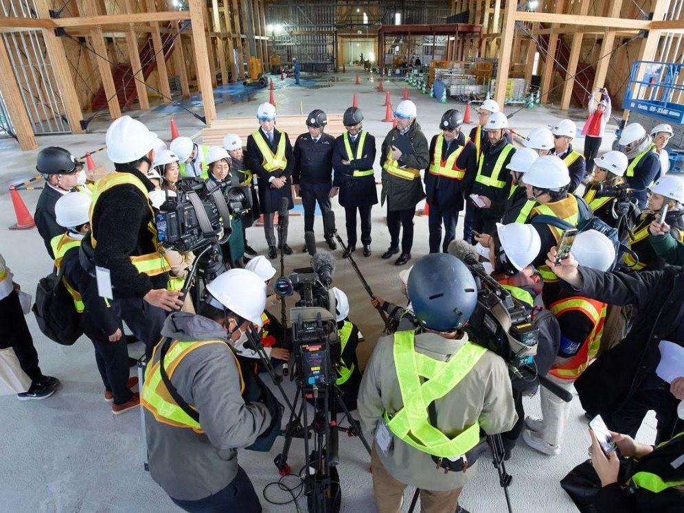 Expo 2025 Osaka: Fedriga, prima visita istituzionale al cantiere del Padiglione Italia