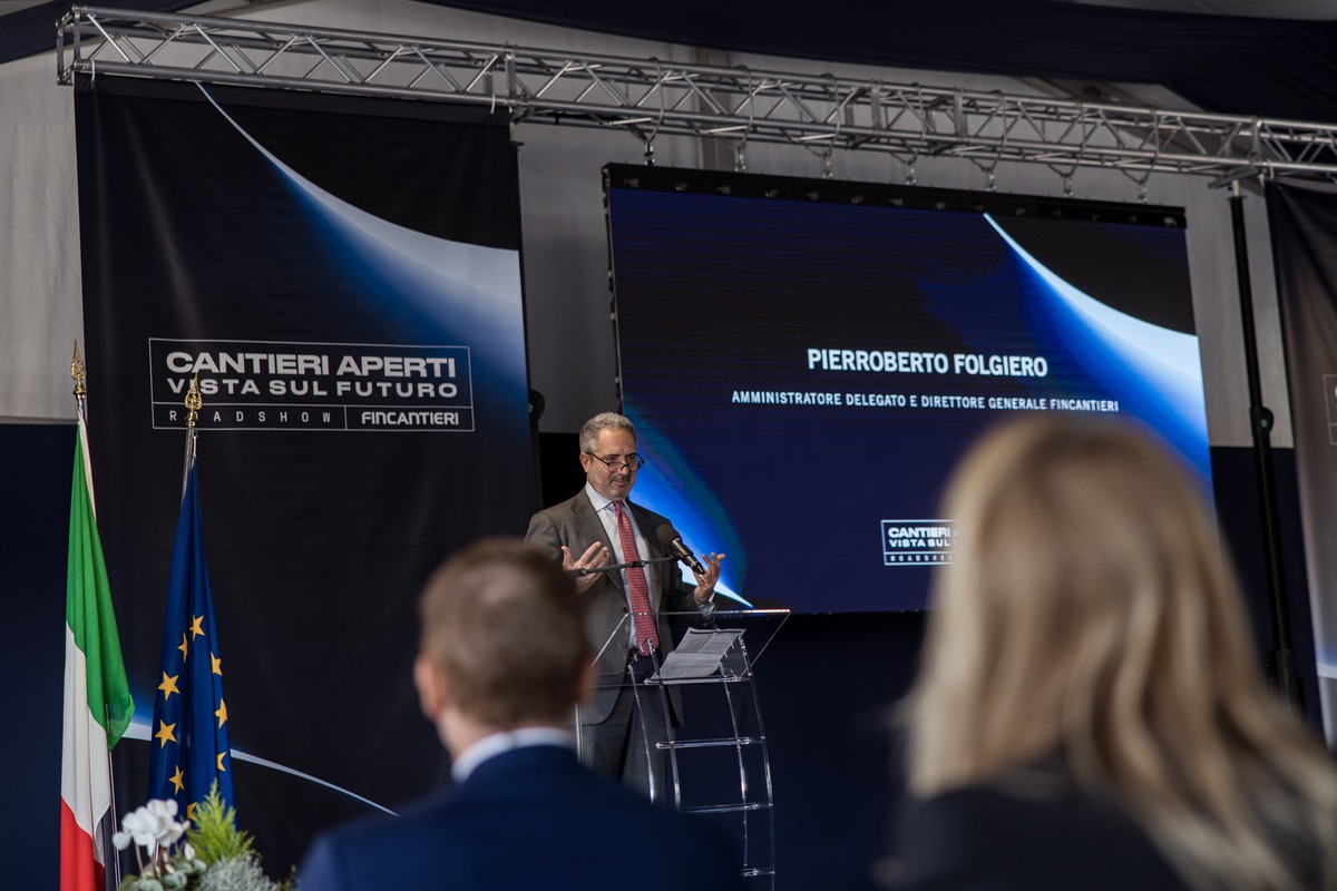 Cantieri aperti, vista sul futuro: parte il roadshow per raccontare l'impegno di Fincantieri verso il cantiere del futuro