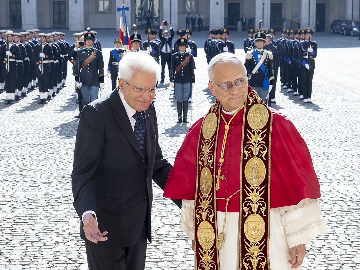 Prima visita di Leone XIV al Quirinale: occasione per parlare con Mattarella di pace, diritti e speranza