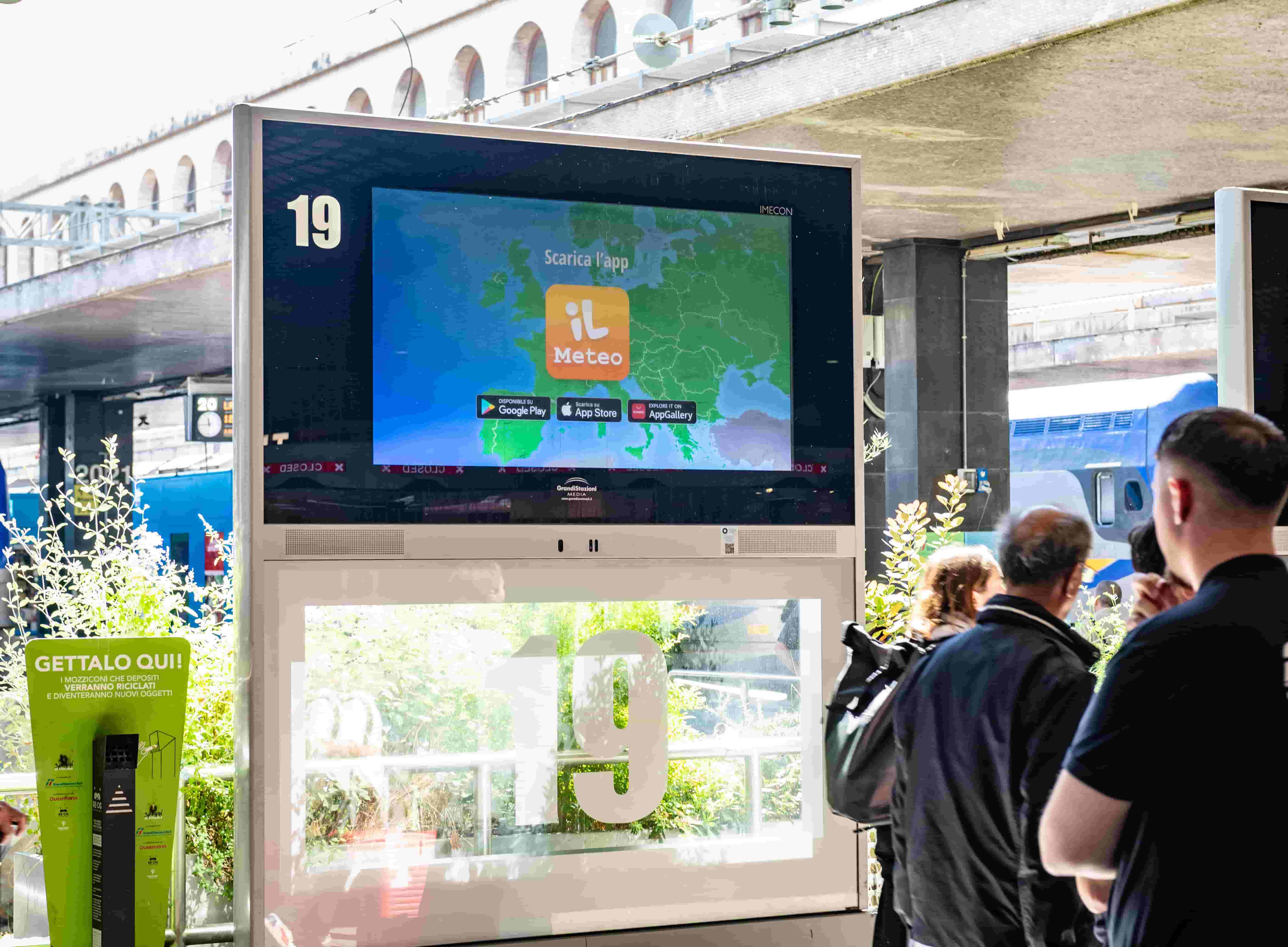 iLMeteo.it porta le previsioni del tempo nelle stazioni con Grandi Stazioni Retail