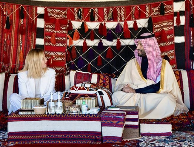 Visita del Presidente Meloni in Arabia Saudita