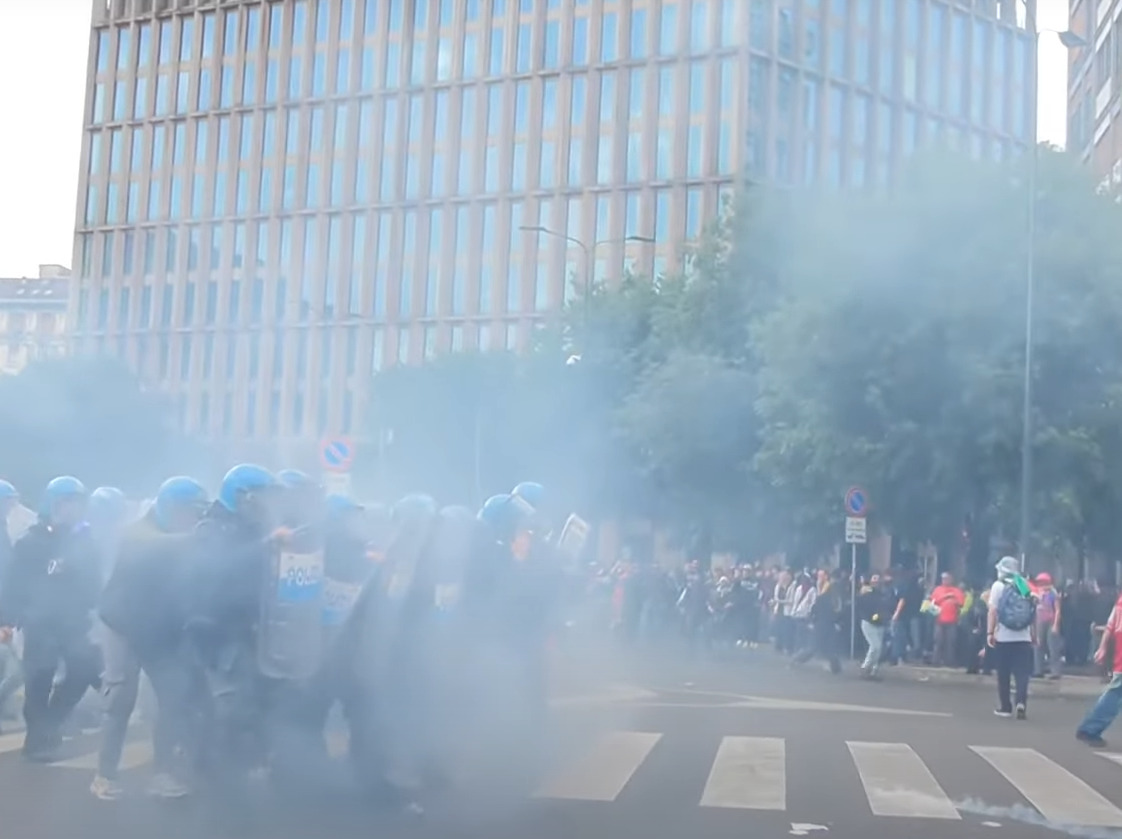 Caos a Milano: la Stazione Centrale trasformata in campo di battaglia dopo il corteo pro-Gaza